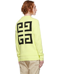 Givenchy Yellow Knit 4g Sweater