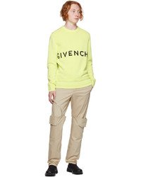 Givenchy Yellow Knit 4g Sweater
