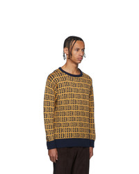 Bode Yellow Signature Sweater