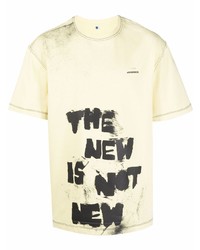 Ader Error Abstract Slogan Print T Shirt