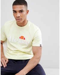 Ellesse Balansat T Shirt With Logo In Yellow