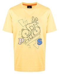 PS Paul Smith Bunny Print Short Sleeved T Shirt