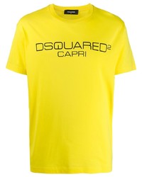 DSQUARED2 Capri Logo Print T Shirt