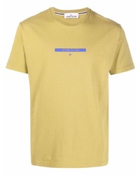 Stone Island Chest Logo Cotton T Shirt