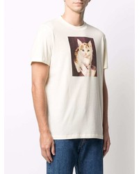 Sandro Paris Farm Kitten Print T Shirt