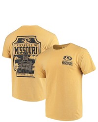 IMAGE ONE Gold Missouri Tigers Comfort Colors Campus Icon T Shirt