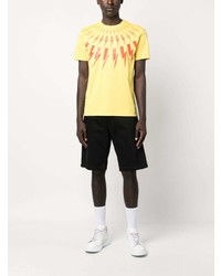 Neil Barrett Graphic Print Cotton T Shirt