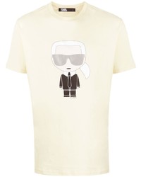 Karl Lagerfeld Graphic Print Cotton T Shirt