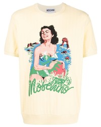 Moschino Graphic Print Short Sleeved T Shirt