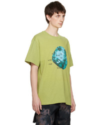 Song For The Mute Green Printed T Shirt