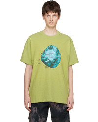 Song For The Mute Green Printed T Shirt