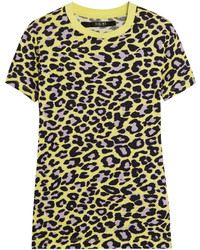 Sibling Leopard Print Cotton Jersey T Shirt