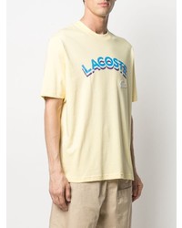 lacoste live Logo Print Cotton T Shirt