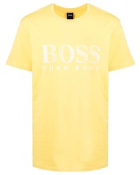 BOSS Logo Print Cotton T Shirt