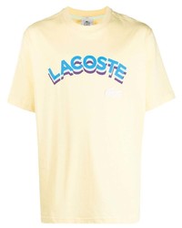 lacoste live Logo Print Cotton T Shirt