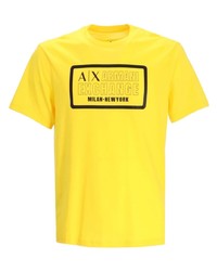 Armani Exchange Logo Print Cotton T Shirt