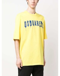 DSQUARED2 Logo Print Crew Neck T Shirt