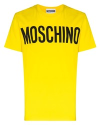 Moschino Logo Print Crew Neck T Shirt