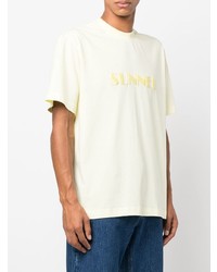 Sunnei Logo Print Detail T Shirt
