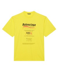 Balenciaga Logo Print Short Sleeve T Shirt