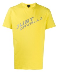 Just Cavalli Logo Print T Shirt