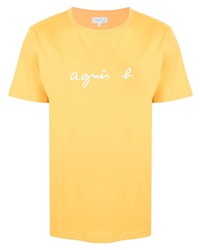 agnès b. Logo Print T Shirt