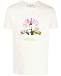 Iceberg Looney Tune Logo Print T Shirt