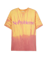ARIES No Problemo Printed D Cotton Jersey T Shirt