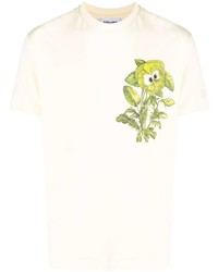Kenzo Pansy Floral Print Short Sleeve T Shirt
