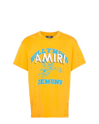 Amiri Perforated Detail T Shirt