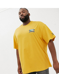Puma Plus Organic Cotton T Shirt In Yellow At Asos