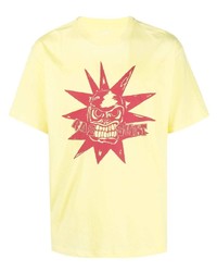 PACCBET Skull Print Cotton T Shirt