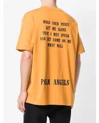 Palm Angels Slogan Patch T Shirt