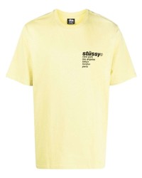 Stussy Stssy Logo Print Short Sleeved T Shirt