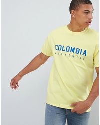 New Look T Shirt With Colombia Print In Yellow