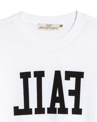 H&M T Shirt With Printed Design