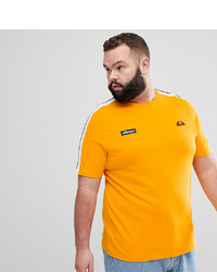 Ellesse T Shirt With Sleeve Taping In Orange
