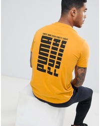 Puma T Shirt With Stacked Logo In Yellow 85240425
