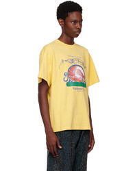 Brain Dead Yellow Calisthenics T Shirt