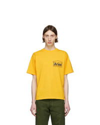 Aries Yellow Classic Temple T Shirt