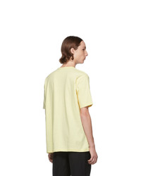 Junya Watanabe Yellow Graphic T Shirt