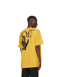Off-White Yellow Hand Painters T Shirt