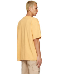 Jacquemus Yellow Le T Shirt Raphia T Shirt