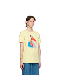 Lanvin Yellow Mother And Child T Shirt