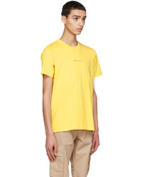 Marni Yellow Printed T Shirt