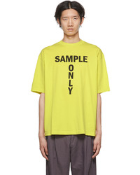 Acne Studios Yellow Sample Only T Shirt