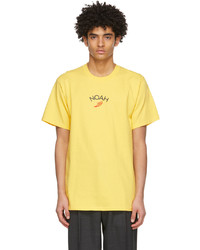 Noah Yellow Winged Foot Logo T Shirt