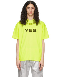 VTMNTS Yellow Yesno T Shirt