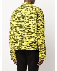Moschino Zebra Print Denim Jacket