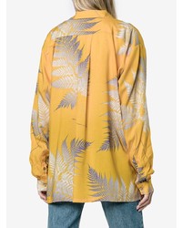 Double Rainbouu Palm Print Shirt